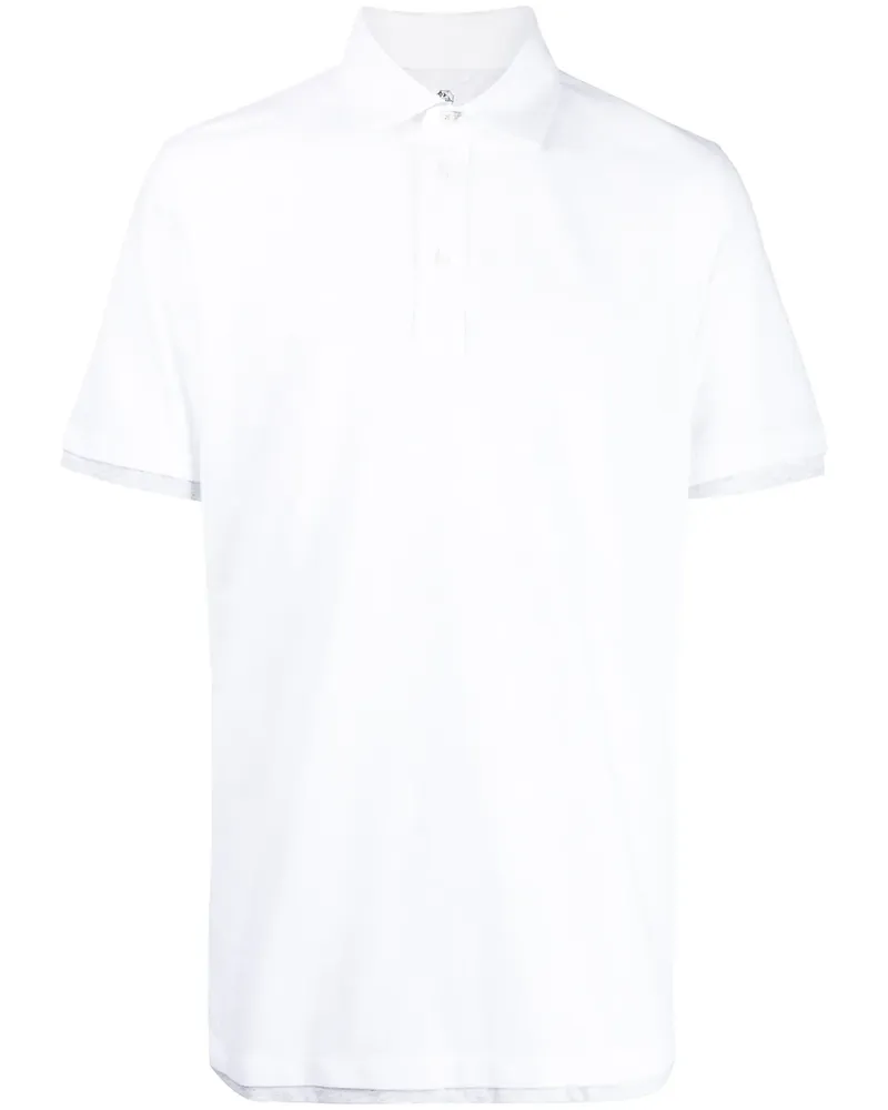 Brunello Cucinelli Kurzärmeliges Poloshirt - Weiß Weiß
