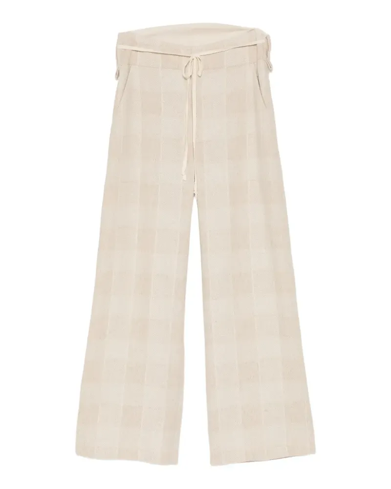 young n sang Hose mit Karomuster - Nude Nude
