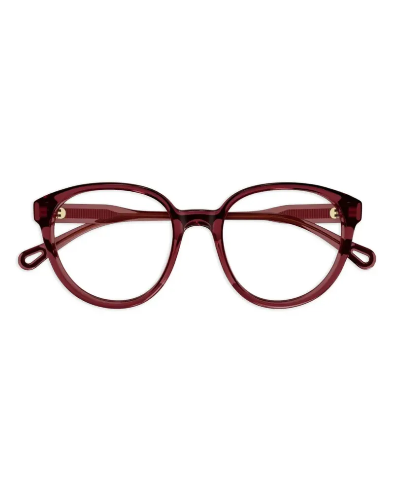Chloé Brille mit rundem Gestell - Rot Rot