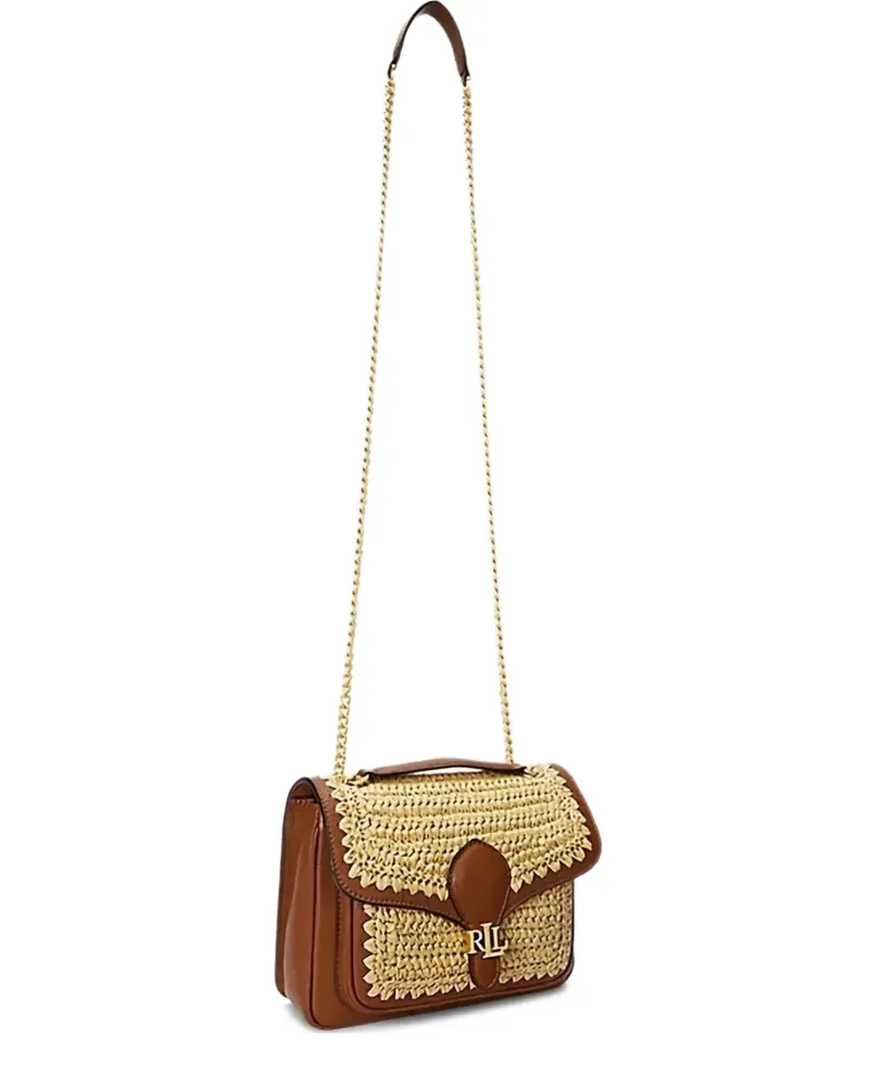 Ralph Lauren Kleine Bradley Schultertasche - Nude Nude