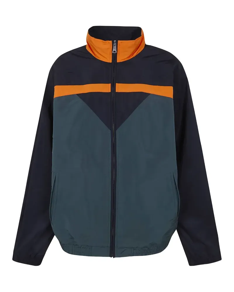 N° 21 colour-block zip-up bomber jacket - Grün Grün