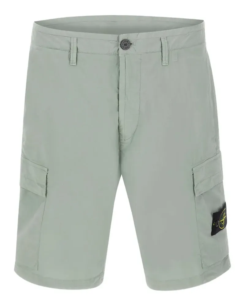 Stone Island Cargoshorts mit aufgesetzten Taschen - Grün Grün