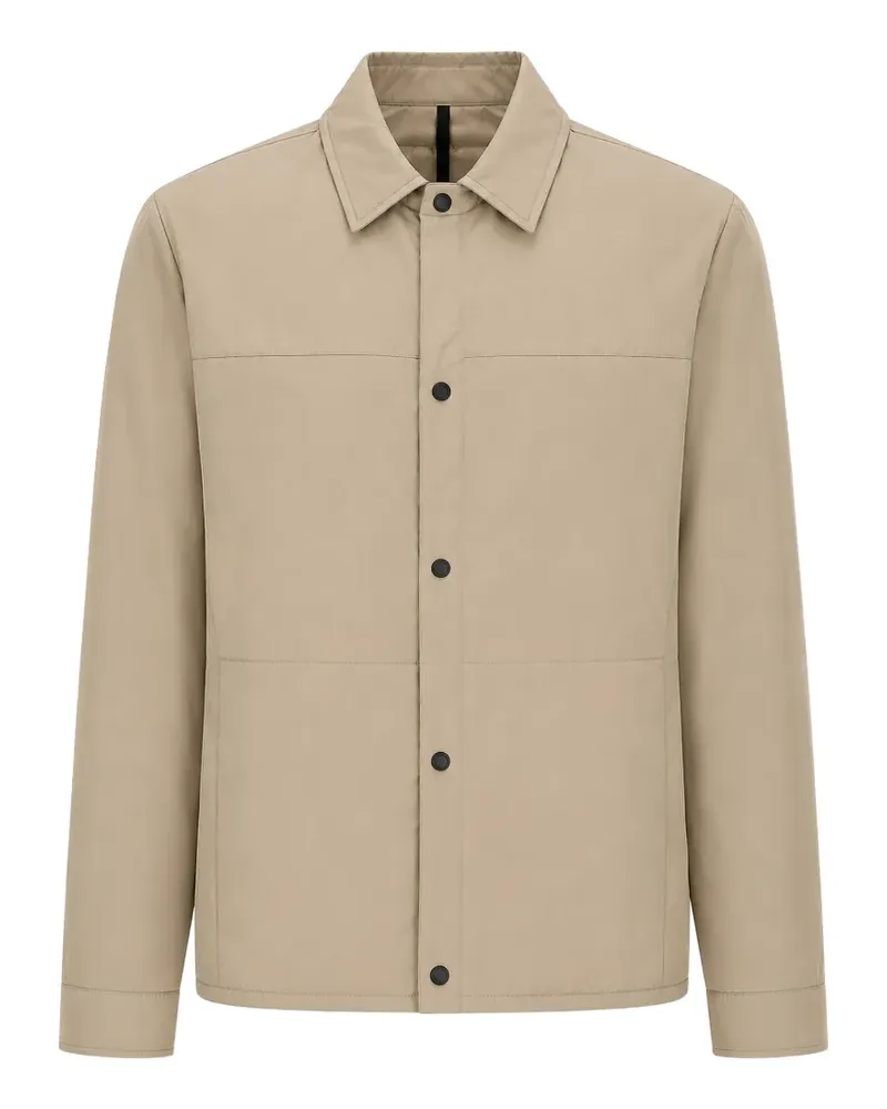 Moncler Revoline padded shirt jacket - Nude Nude