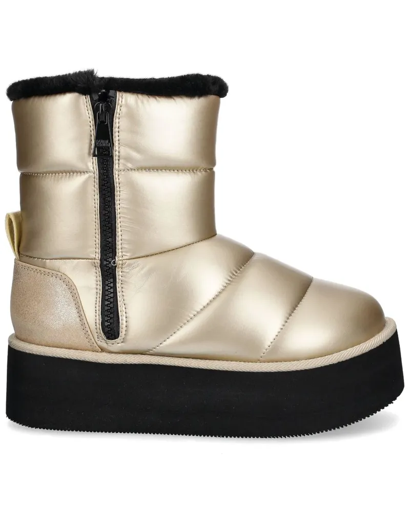 Karl Lagerfeld Wattierte Stiefel - Gold Gold