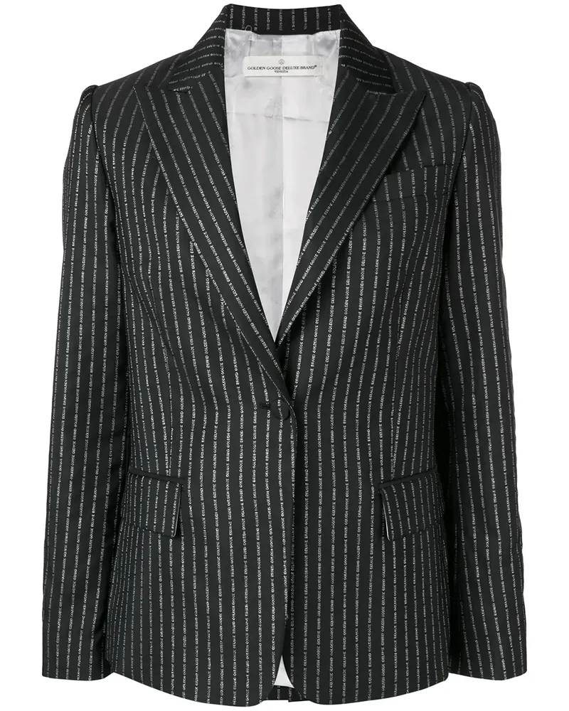 Golden Goose Blazer mit Nadelstreifenmuster - Blau Blau