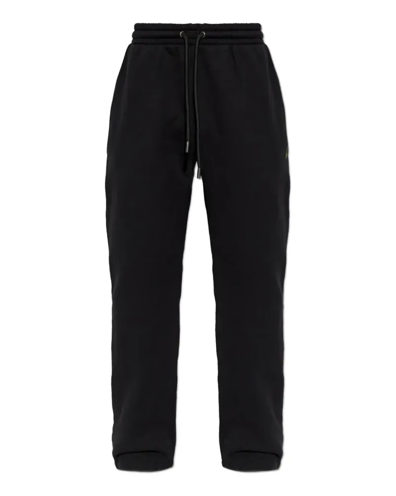 OFF-WHITE logo-print track pants - Schwarz Schwarz