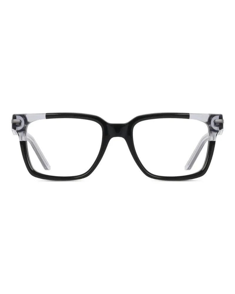 Nike Brille mit eckigem Gestell - Schwarz Schwarz