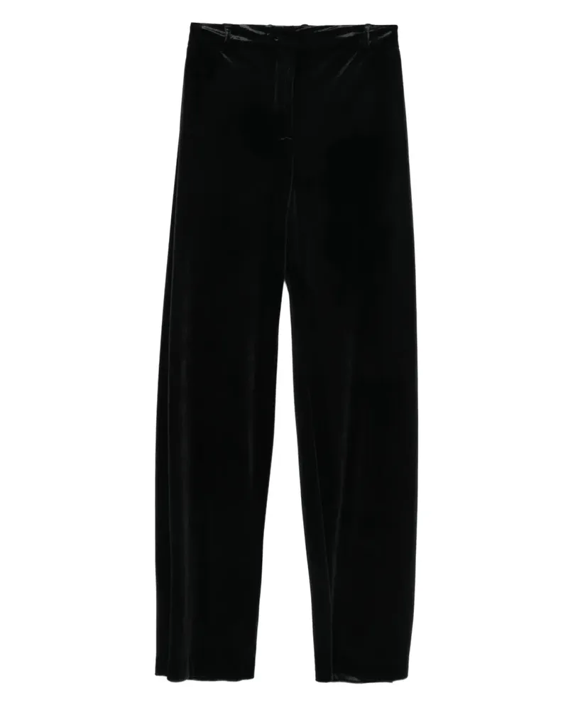 CENERE GB Hose aus Samt - Schwarz Schwarz