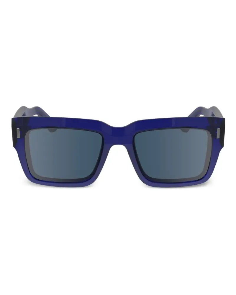 Calvin Klein Sonnenbrille mit eckigem Gestell - Blau Blau