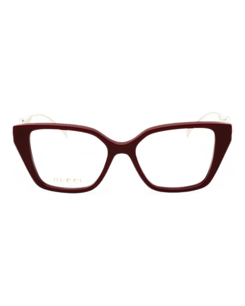 Gucci cat-eye frame glasses - Rot Rot