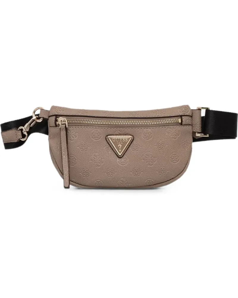 Guess Devon logo-debossed belt bag - Braun Braun