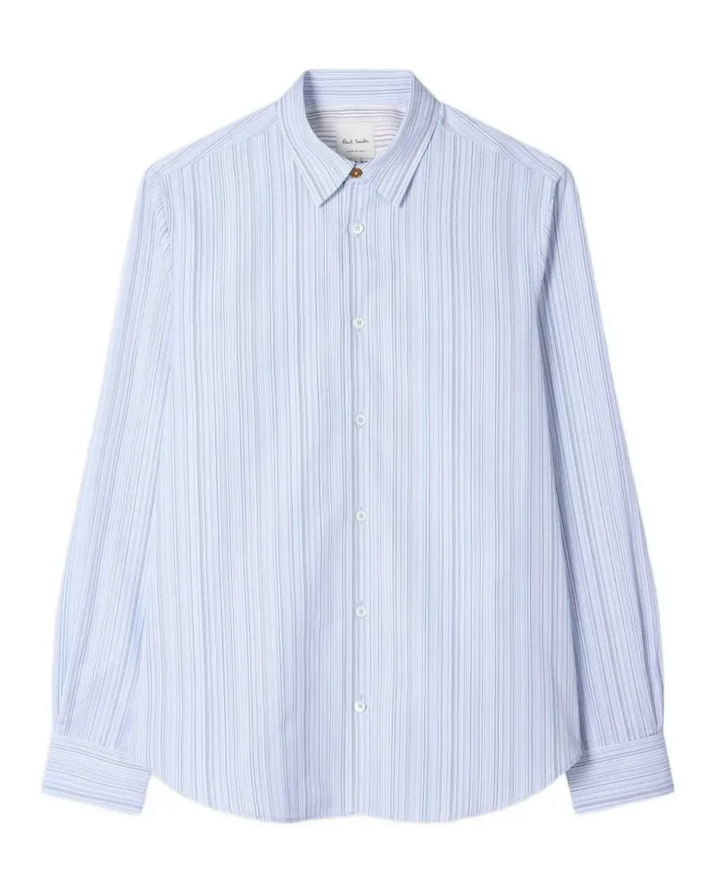 Paul Smith Gestreiftes Hemd - Blau Blau