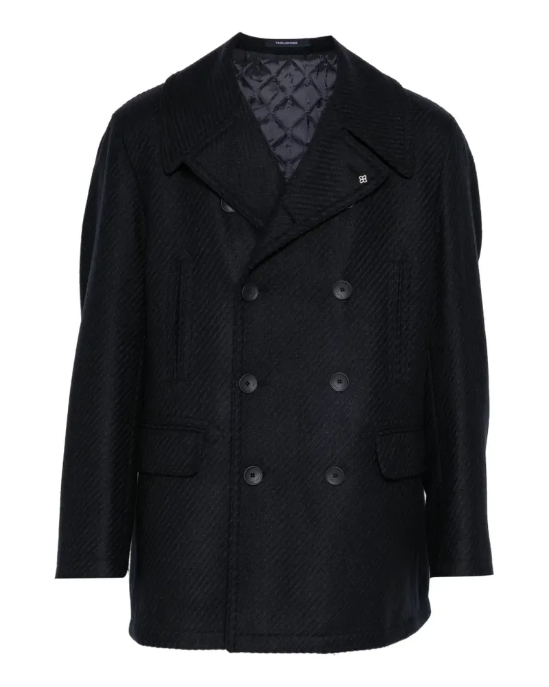 Tagliatore Doppelreihiger Mantel - Blau Blau