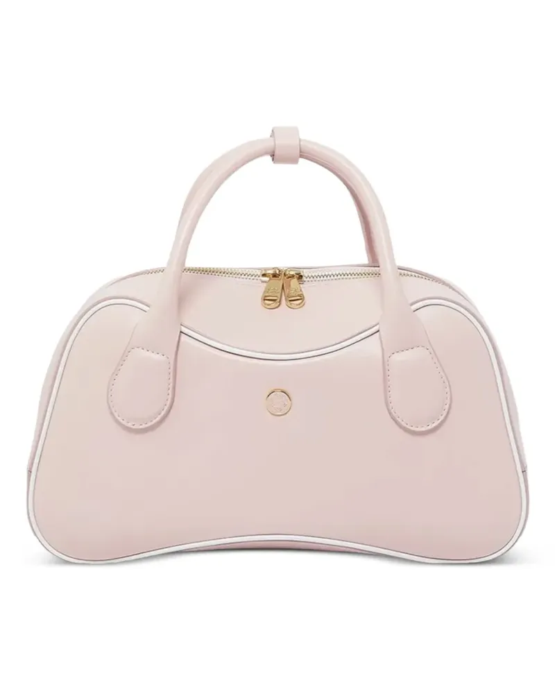 Casablanca Paris micro leather bowling bag - Rosa Rosa