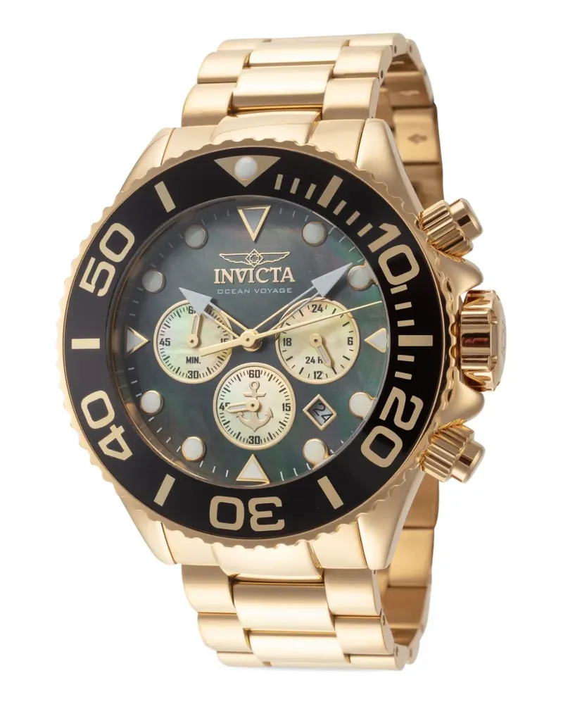 Invicta Ocean Voyage Chronograph 52mm - Schwarz Schwarz