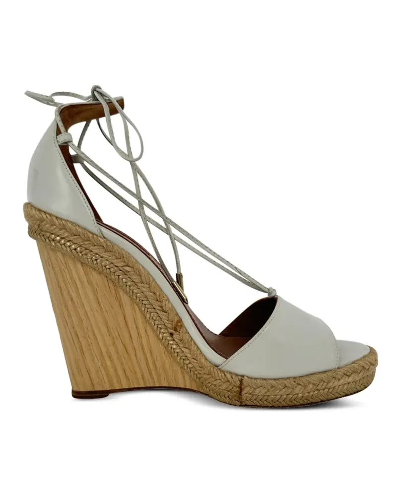 Aquazzura Alexa Wedge-Espadrilles - Weiß Weiß