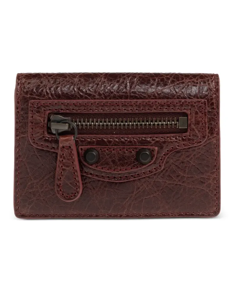 Balenciaga Le City mini wallet in berry red - Rot Rot