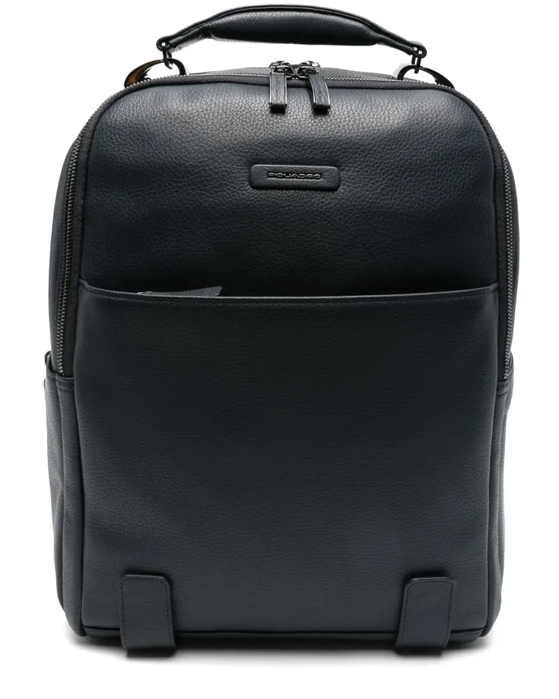 Piquadro 15,6 Zoll Laptop-Rucksack - Blau Blau