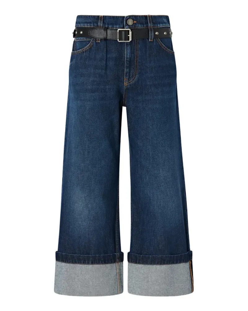 Pinko Jeans mit Umschlag - Blau Blau