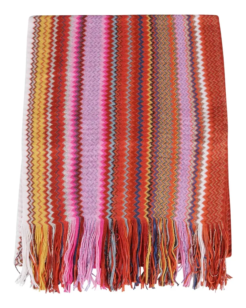 Missoni Schal mit Fransen - Orange Orange
