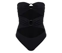 Alicante Badeanzug mit Ringdetail - Schwarz