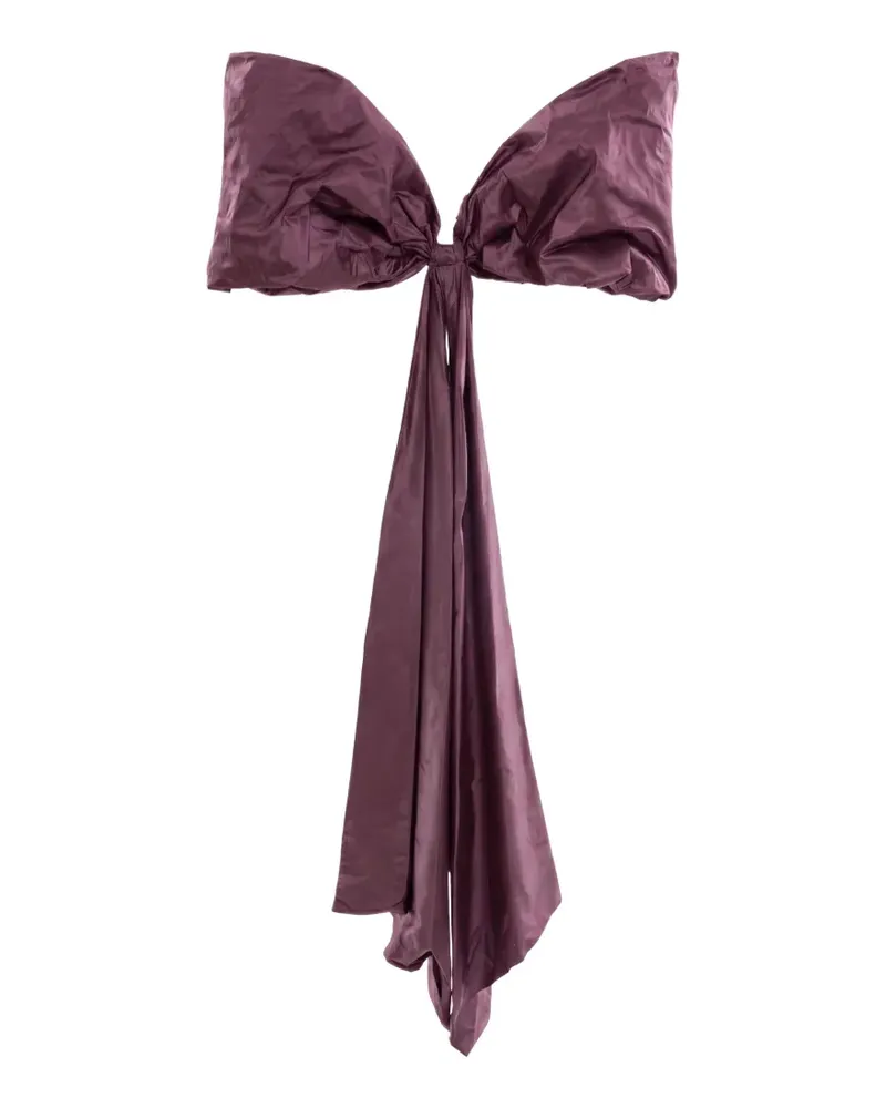 Saiid Kobeisy oversized bow-shaped cape - Violett Violett