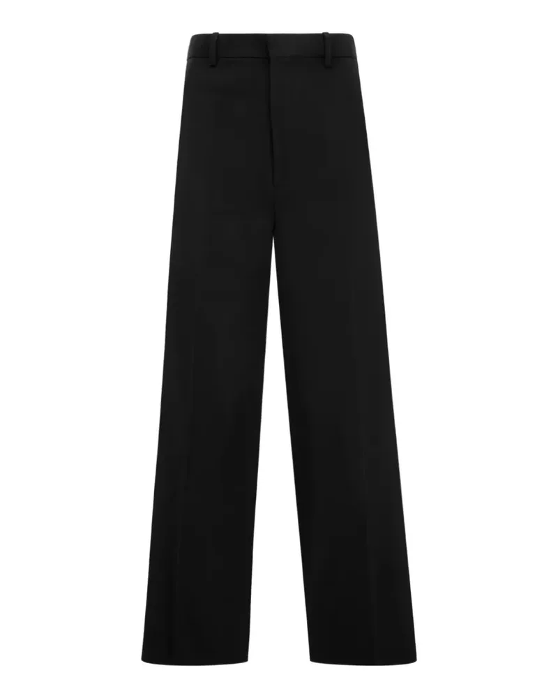 AURALEE High-Twist twill trousers - Schwarz Schwarz