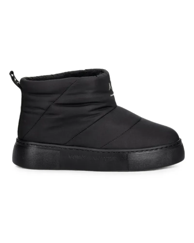 Armani Exchange Gesteppte Stiefeletten - Schwarz Schwarz
