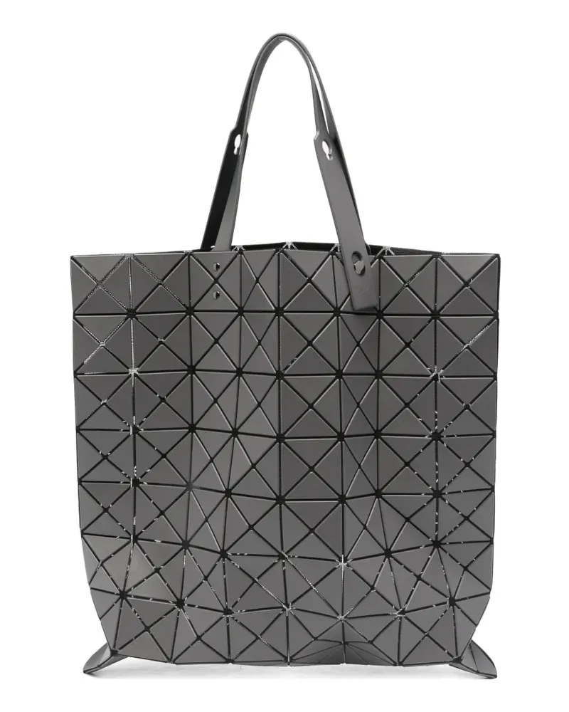 Issey Miyake geometric-pattern tote bag - Grau Grau
