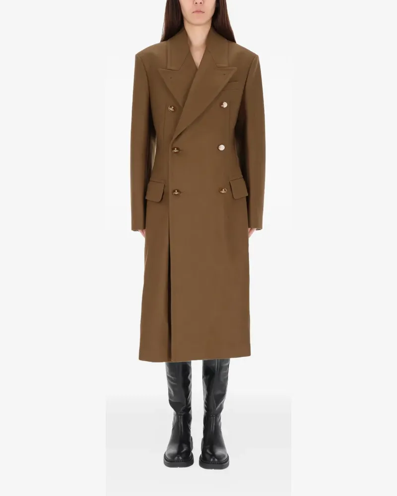 Vivienne Westwood double-breasted coat - Braun Braun