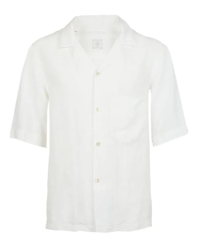 Eleventy pocket shortsleeve shirt - Weiß Weiß