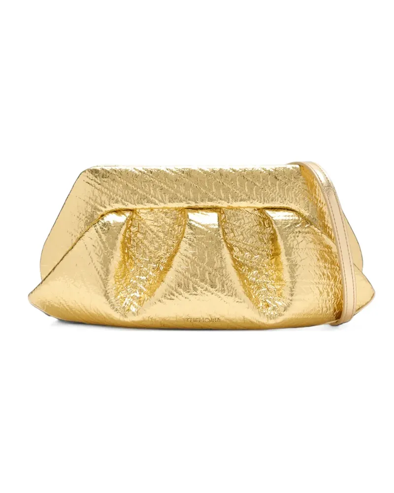 THEMOIRÈ Bios Baguette Schultertasche aus laminiertem Hanf - Gold Gold