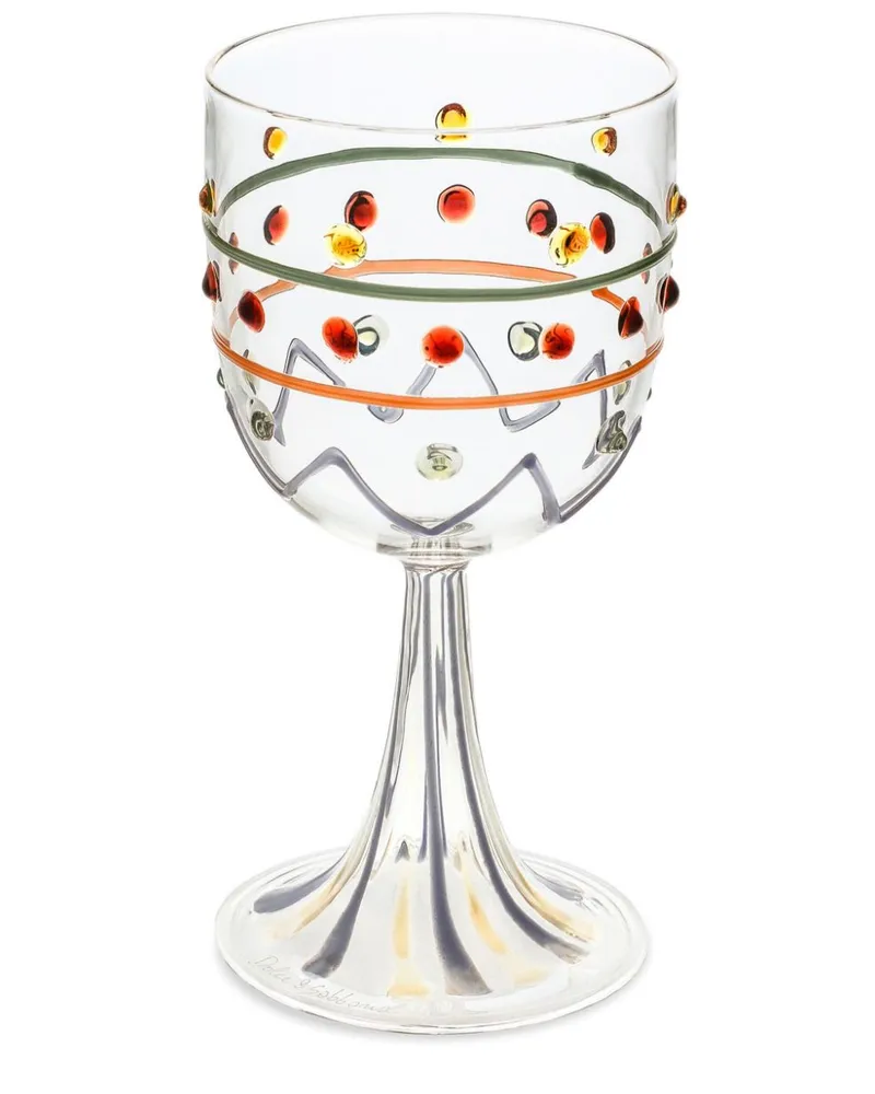Dolce & Gabbana Carretto Weinglas aus Muranoglas - Weiß Weiß