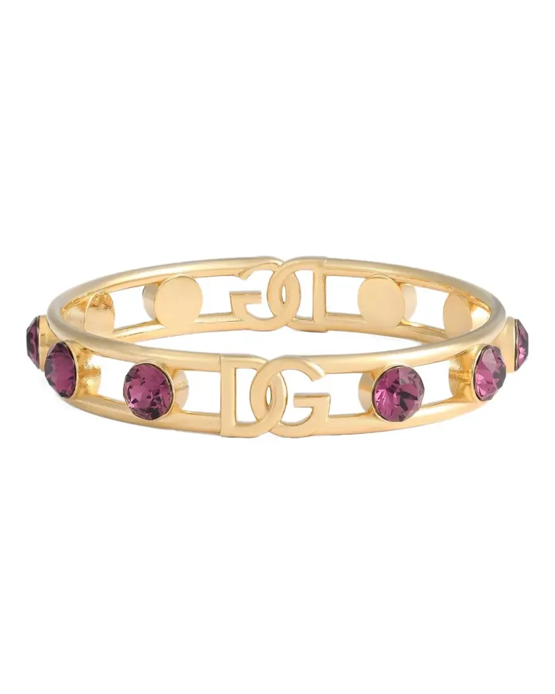 Dolce & Gabbana Armband mit Logo-Schild - Gold Gold