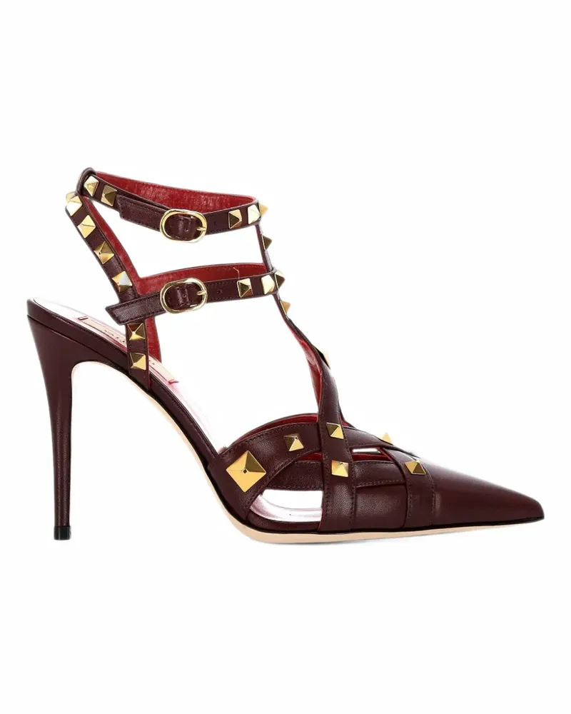 Valentino Garavani Rockstud cage pumps - Rot Rot