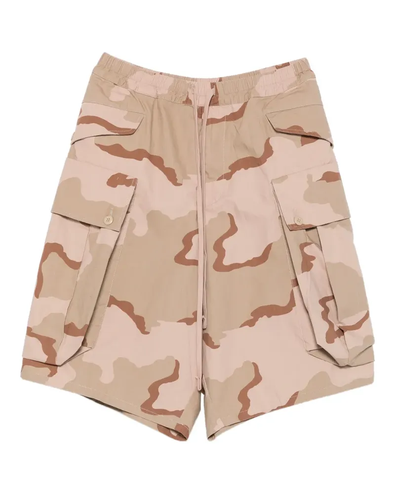 R13 camouflage-pattern cargo shorts - Rosa Rosa