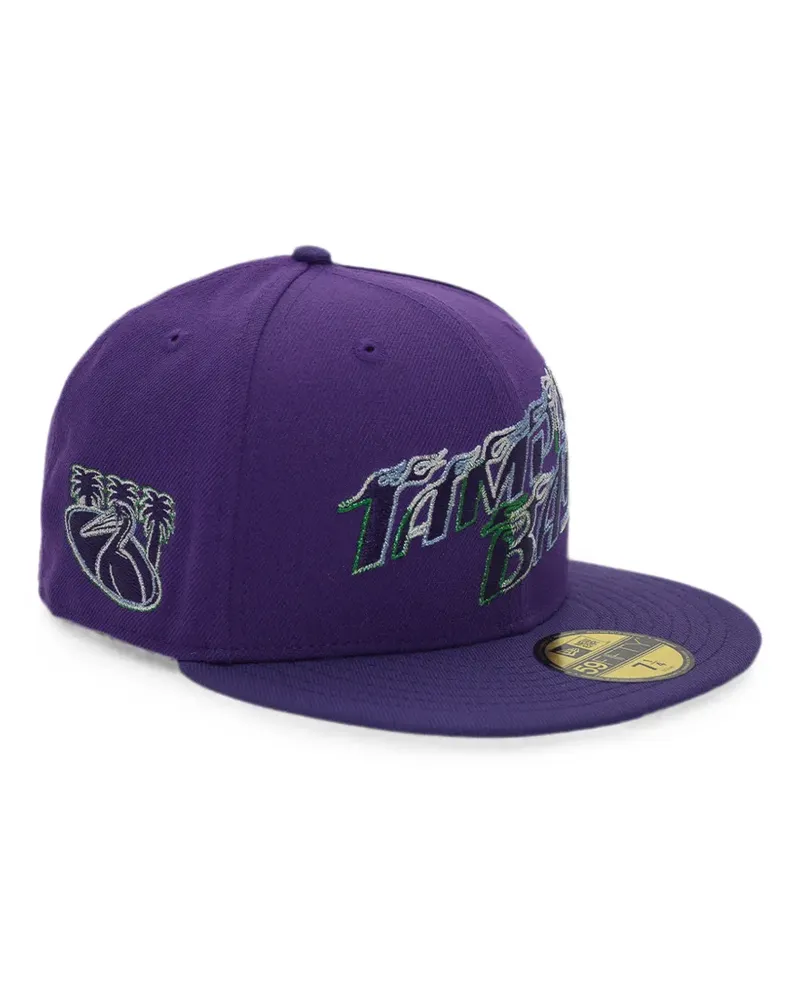 New Era x MLB Tampa Bay Rays City Connect 59FIFTY Baseballkappe - Violett Violett