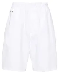 Low Brand Combo Bermudas aus Popeline Weiß