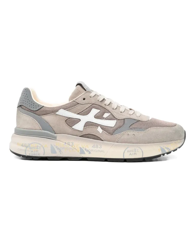 Premiata Mick Sneakers mit Logo-Patch - Nude Nude