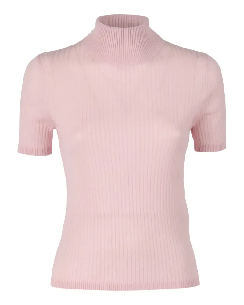 Max Mara ribbed roll-neck sweater - Rosa Rosa