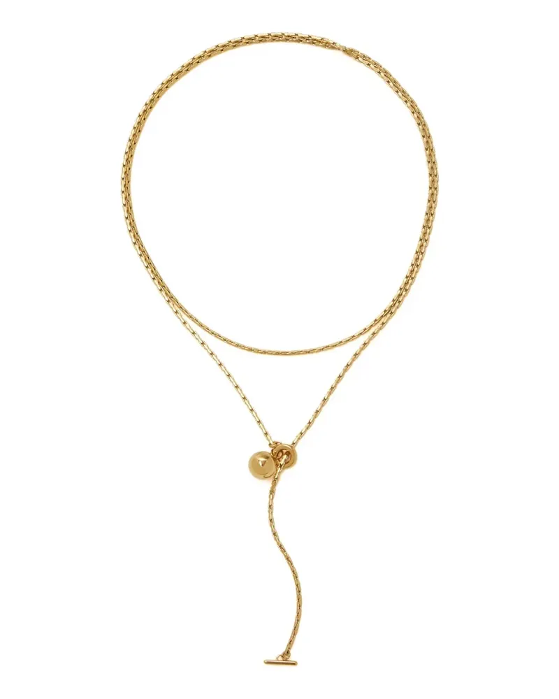 Jenny Bird Halskette mit Kugelanhänger - Gold Gold