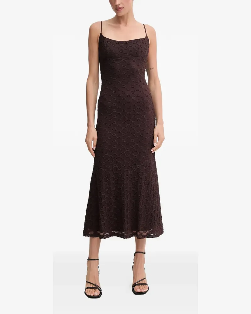 Bardot Adoni floral-pattern midi dress - Braun Braun