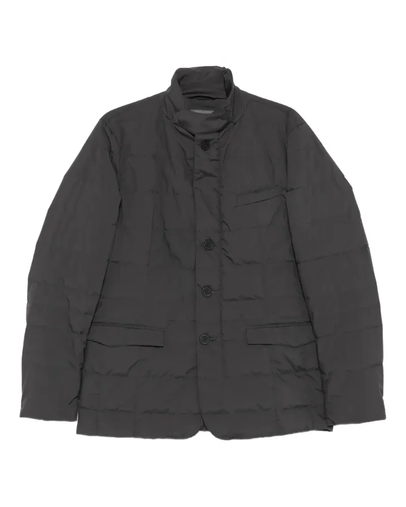 Herno Gefütterte Jacke mit Stehkragen - Grau Grau