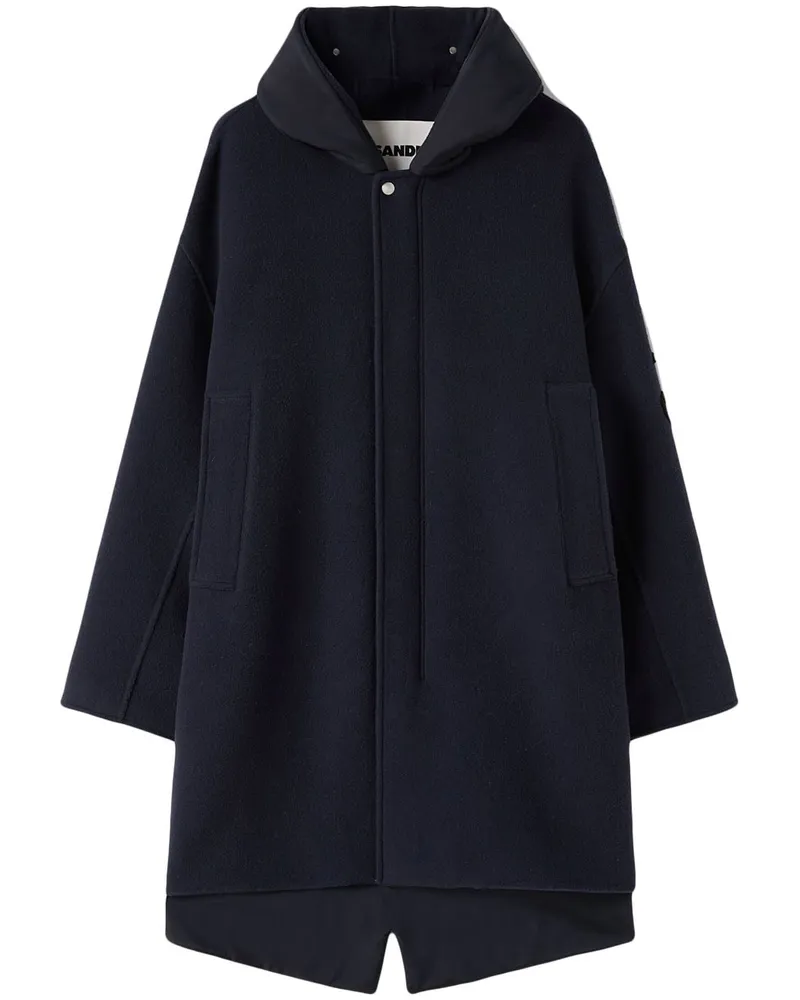 Jil Sander Parka mit klassischer Kapuze - Blau Blau
