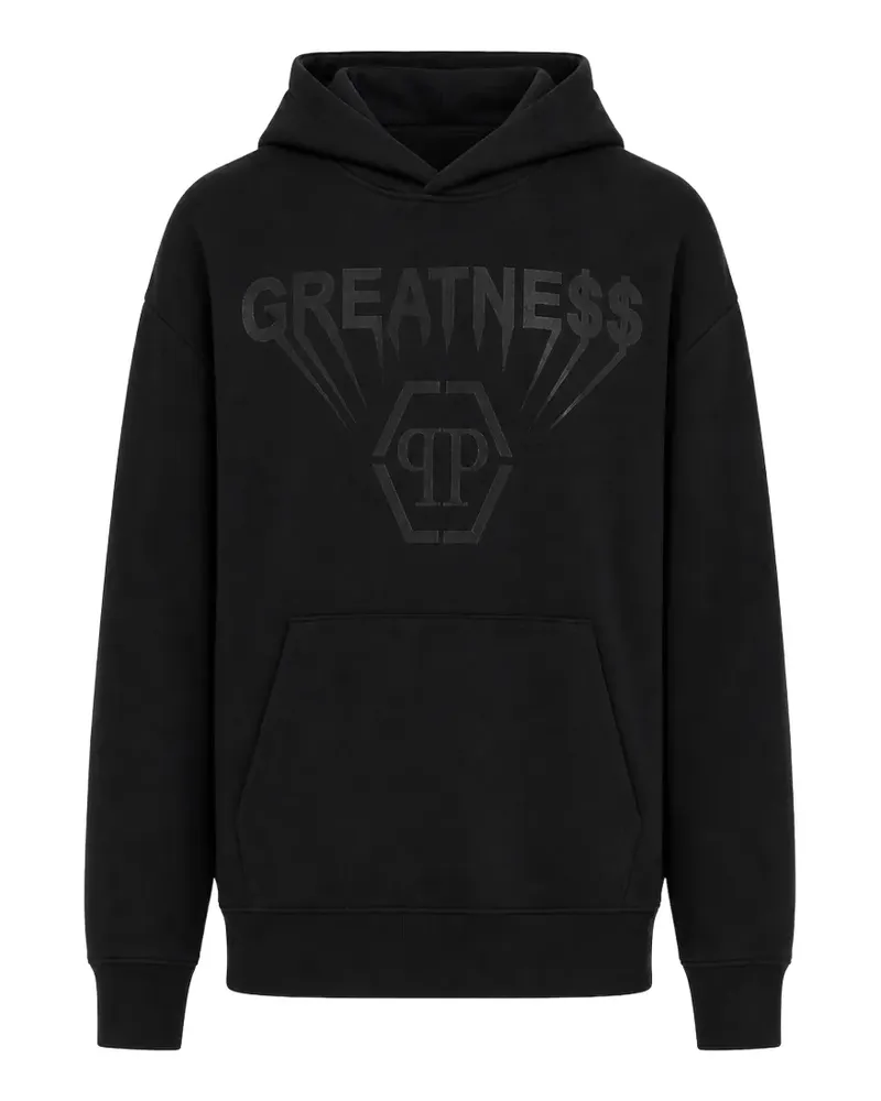 Philipp Plein Hoodie mit Print - Schwarz Schwarz