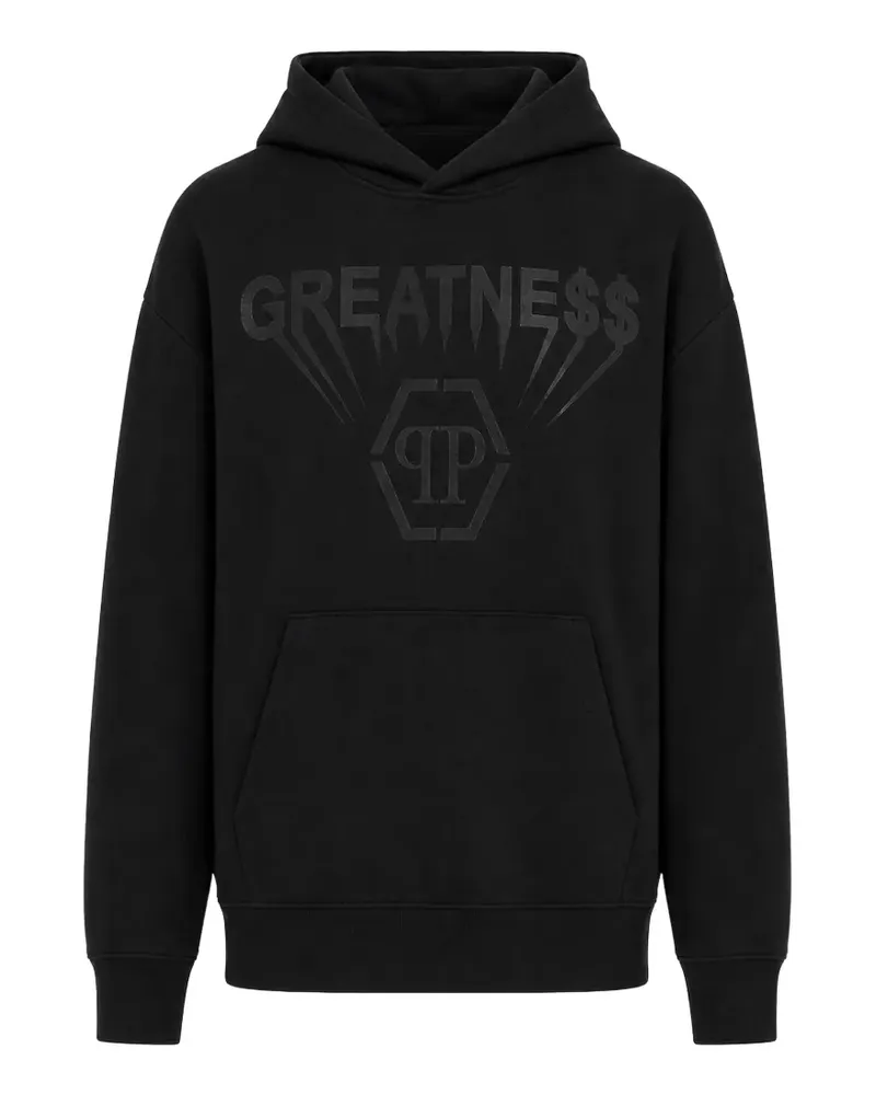 Philipp Plein Hoodie mit Print - Schwarz Schwarz