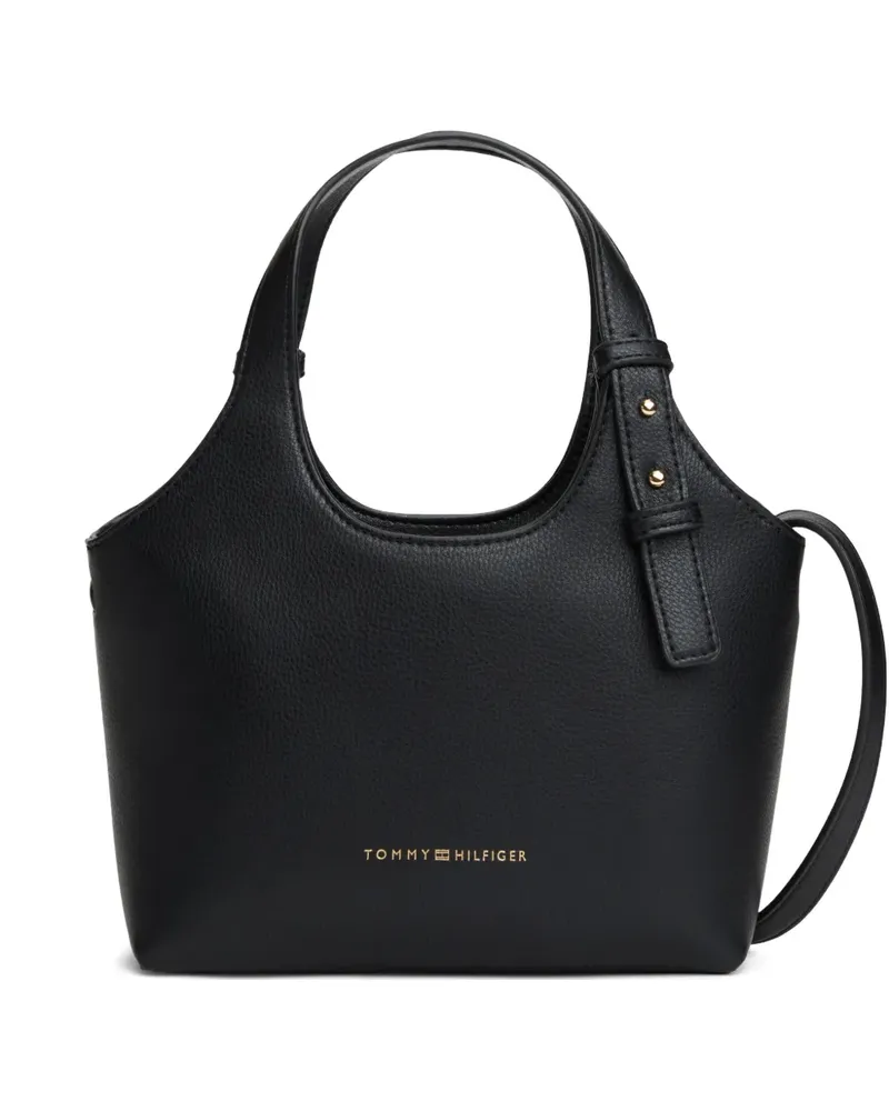 Tommy Hilfiger Shopper mit Logo - Schwarz Schwarz