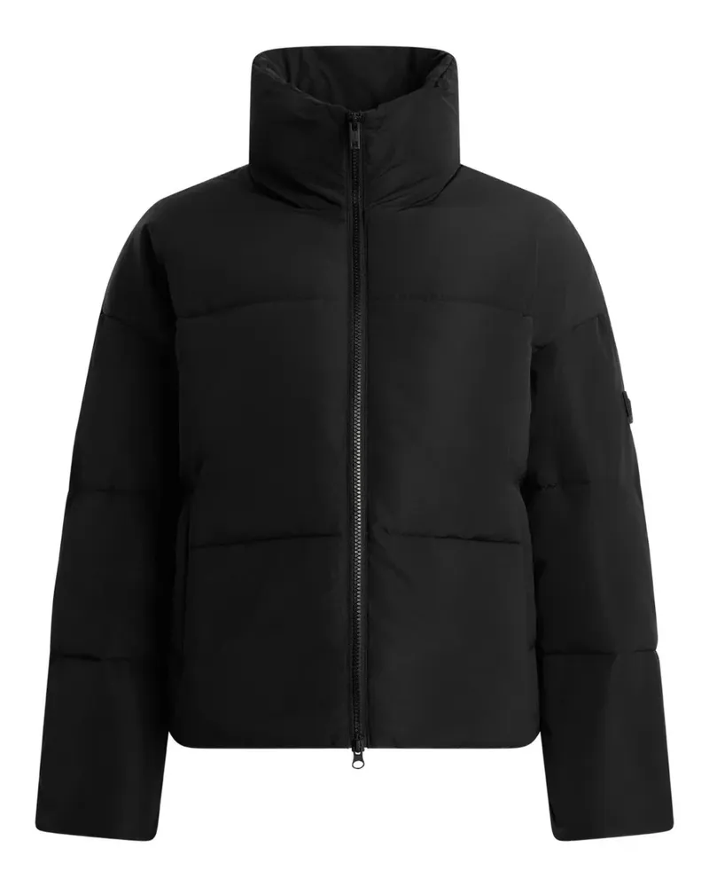 Bally Steppjacke mit Logo-Patch - Schwarz Schwarz