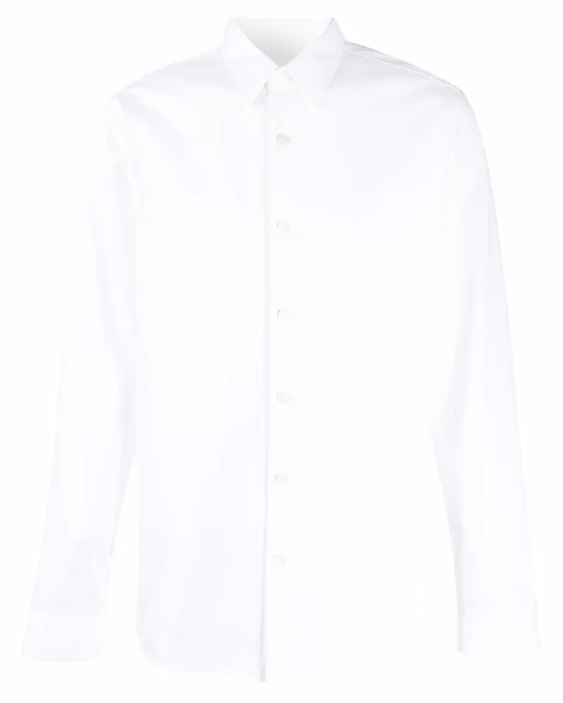 Theory Sylvain Slim-Fit-Hemd - Weiß Weiß
