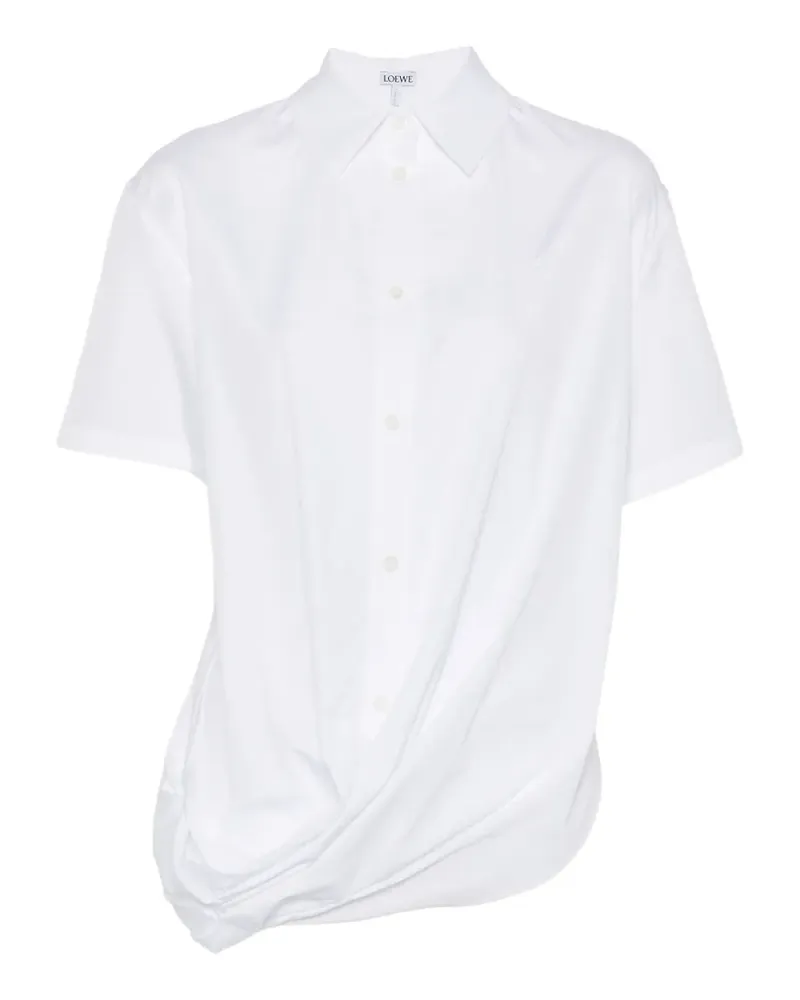 Loewe Hemd mit verdrehtem Verschluss - Weiß Weiß